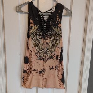 Affliction Women's Graphic Top XS